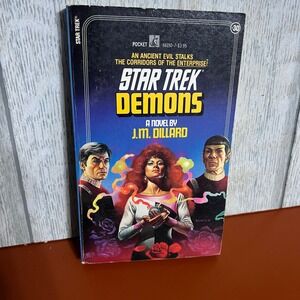 Star Trek Demons J.M. Dillard Pocket Books 1986 Paperback Novel #30 0671661507